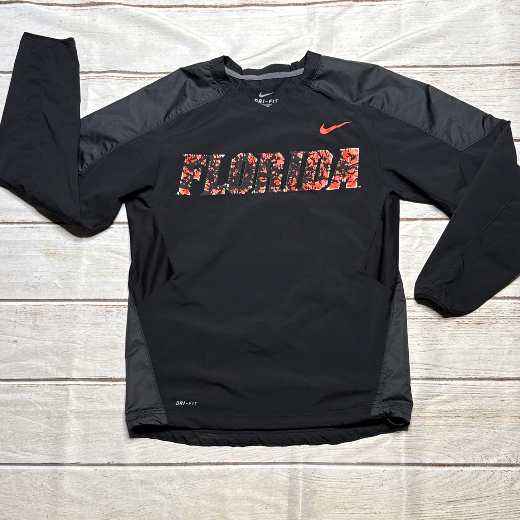 Florida Gator Nike DriFit Pullover Black VNeck Womens Size Small